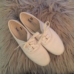All-White Keds